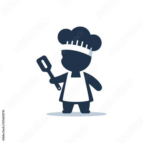 This little chef is cooking up fun in a tiny apron