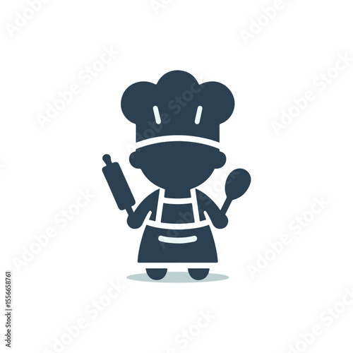 This little chef is cooking up fun in a tiny apron