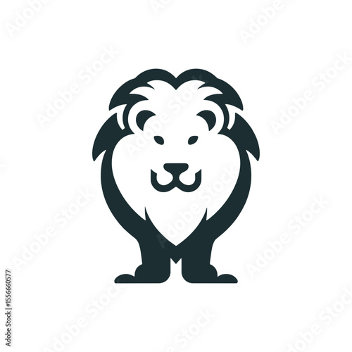 The jungle lion looks more cuddly than fierce