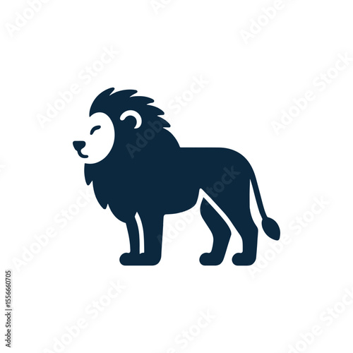 The jungle lion looks more cuddly than fierce