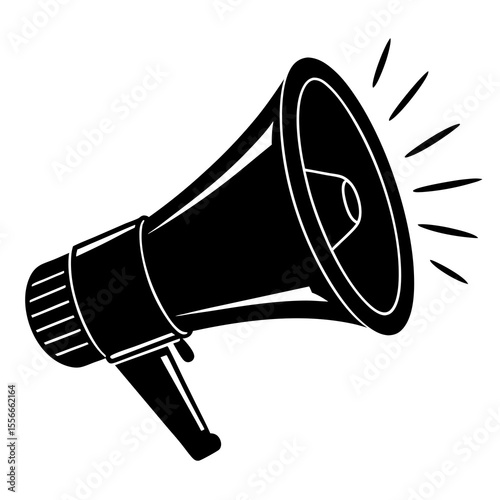 megaphone isolated on white background