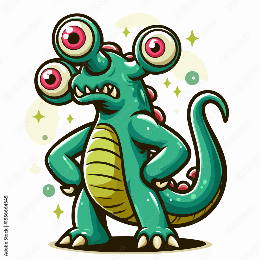 Fototapeta premium cyclops vector illustration