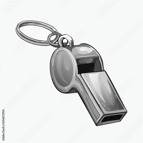 A whistle keychain shaped like a small animal
