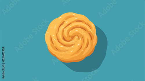 Minimalist Food Icon Flat Vector Illustration