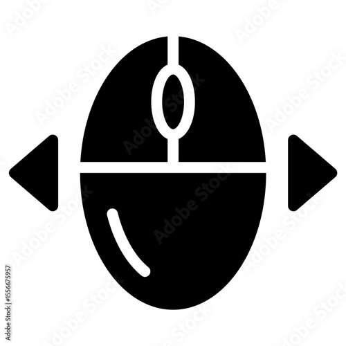 scroll wheel solid icon	
