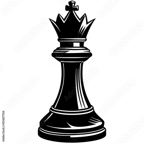 chess king on a chessboard