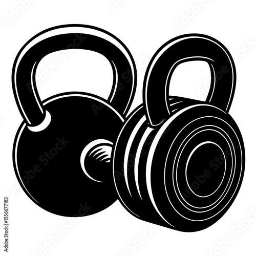 headphones on white background