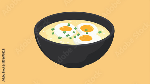 Boiled Egg Food Vector Illustration