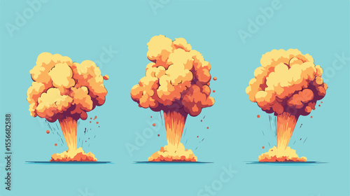 Dynamic Comic Explosion Expression Bomb Effect