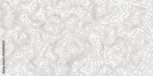  topographic map with contour lines creating a seamless pattern showcasing elevation and terrain details for showcasing elevation for design use visually engaging and modern illustration.