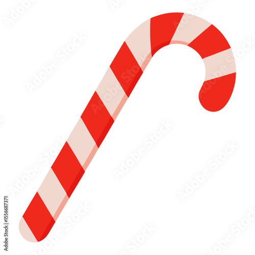 candy canes isolated on white
