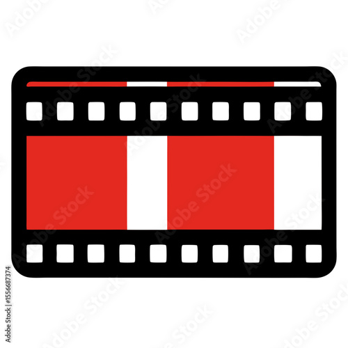 vector film strip icon
