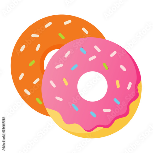 donut with chocolate icing