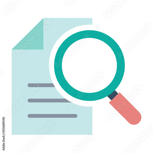 vector magnifying glass icon