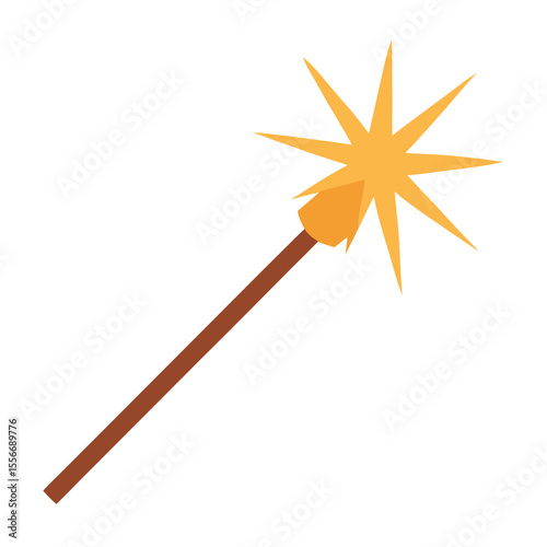 yellow pencil on white background