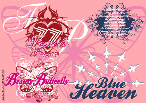 Urban Streetwear and T-Shirt Graphic Vector Collection , grunge, collage-style vector graphics inspired by streetwear, music culture (hip-hop, soul), and skateboarding. They are all ideal for T-shirt 