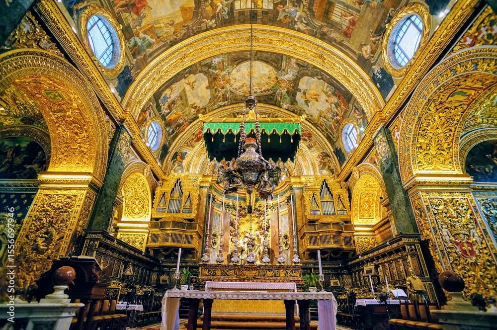 Obraz premium マルタ島バレッタの風景