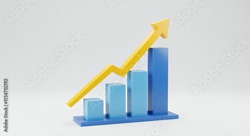 Upward Trending Growth Graph: Illustrative 3D Render of Business Success and Financial Progress Free Download Upward Trending Growth Graph: Illustrative 3D Render of Business Success and Financial Progress - GFXLoad