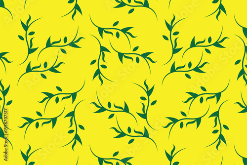 Vector floral pattern Seamless ornament. Elegant repeating design for fabric, furniture, carpet, decor, prints