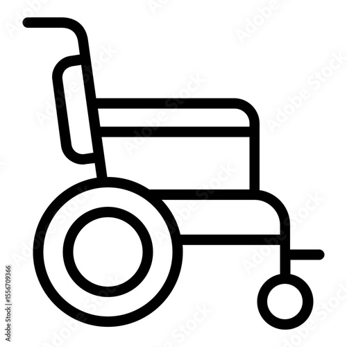 wheel chair icon line