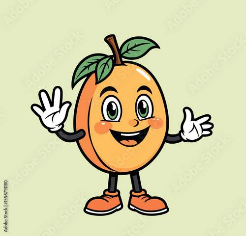 Cute and fun fruit cartoon characters with expressive faces and poses. Funny positive mascots. Vibrant designs for food packaging or educational materials.