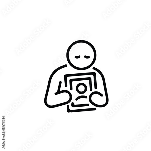 Grief and loss icon