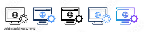 Web Browser multiple icon