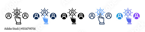 Selection multiple icon