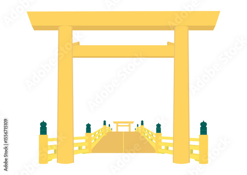 鳥居と橋