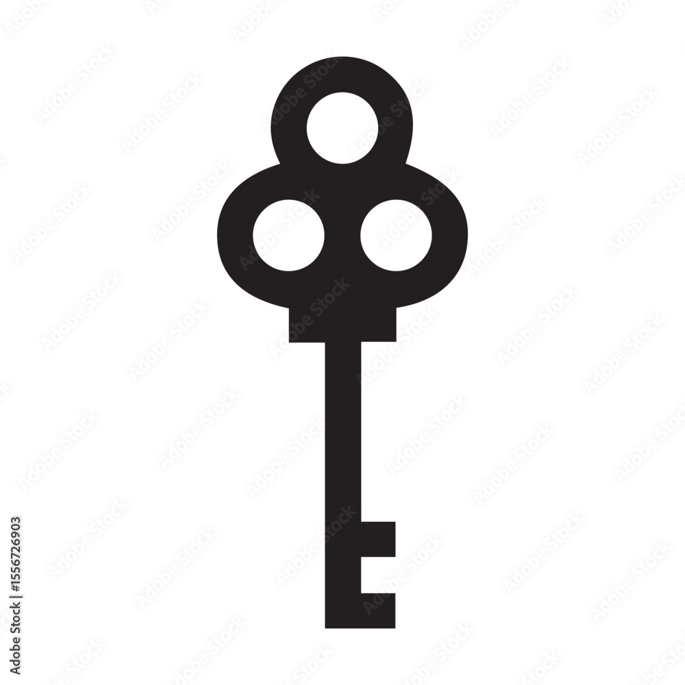 Obraz premium Master key glyph Icon