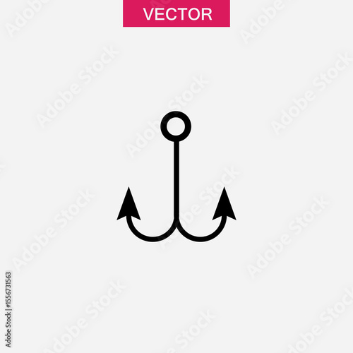 anchor icon or logo isolated sign, vector simple illustration for web and app..eps