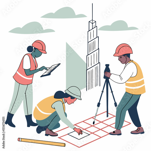 a group of people working on a project