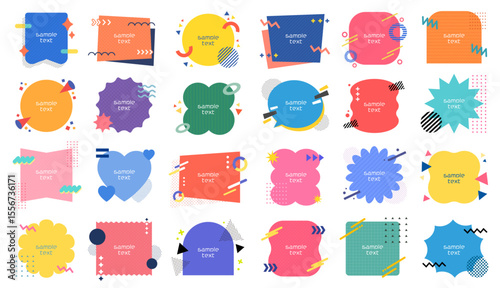 ポップでカラフルなバナーデザインコレクション