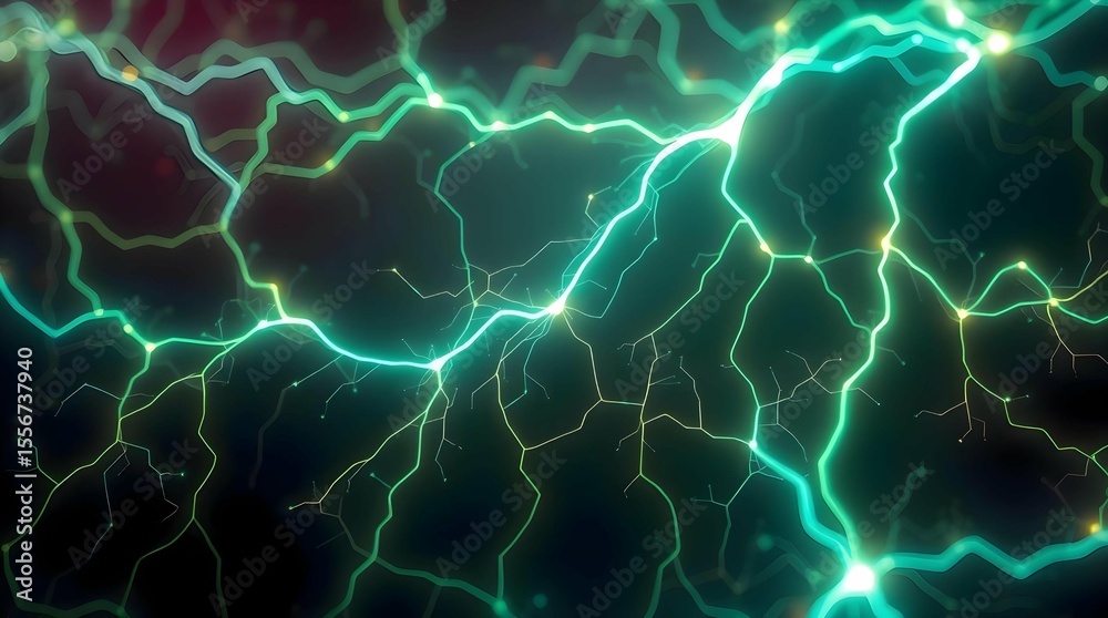 Abstract neural network background with glowing digital pathways. Abstract neural network background with glowing digital pathways.