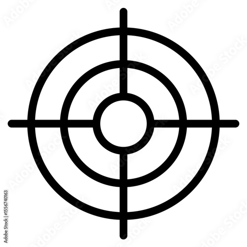 Target in vector illustration