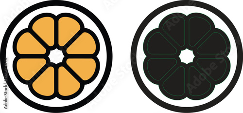 Find orange fruit illustration vector graphic icon symbol design healthy food citrus fresh vitamin c juice art editable vector illustration with png format