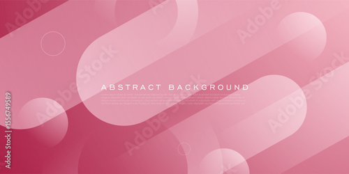 Abstract bright colorful pink dynamic background. Trendy overlap color shapes pattern design. Eps10 vector