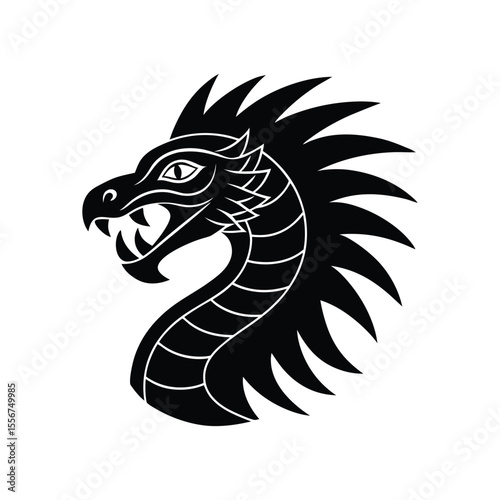 Wallpaper Mural vector image of a  horse tribal tattoo on white background Torontodigital.ca