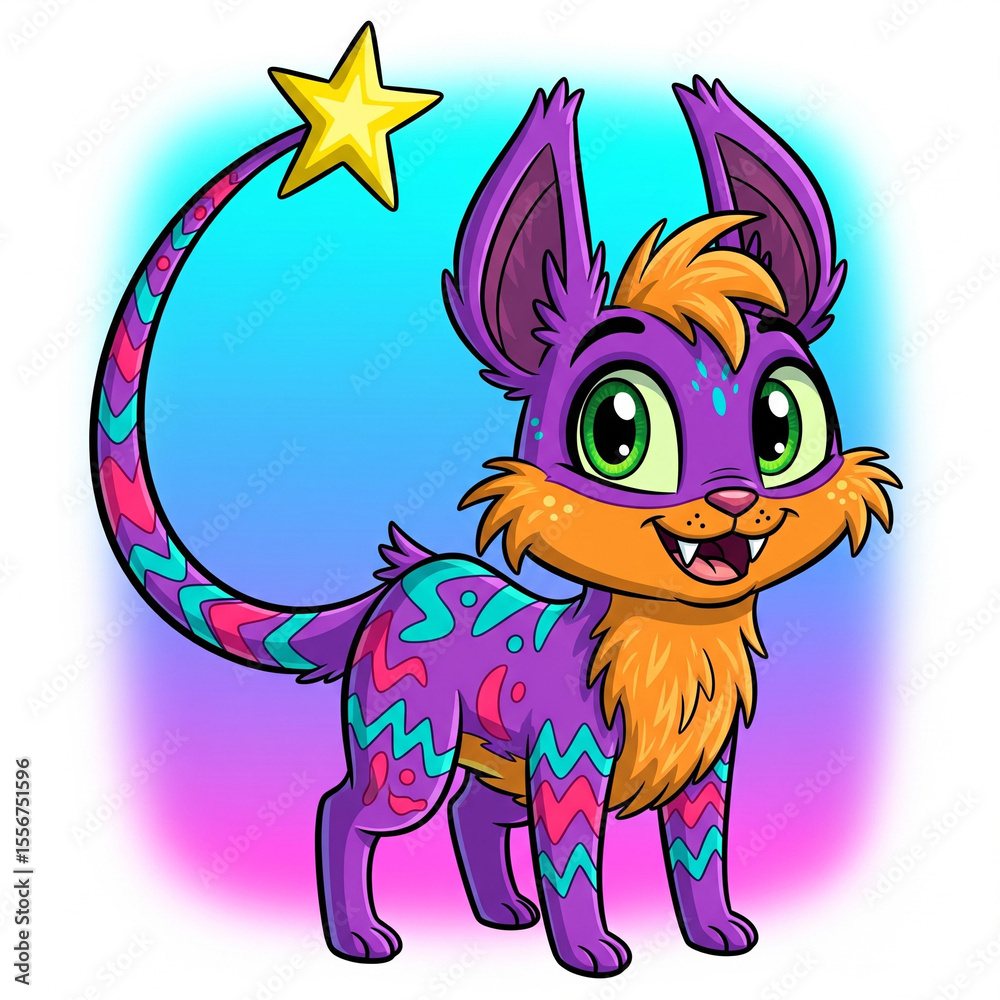 Fototapeta premium cartoon, animal, illustration