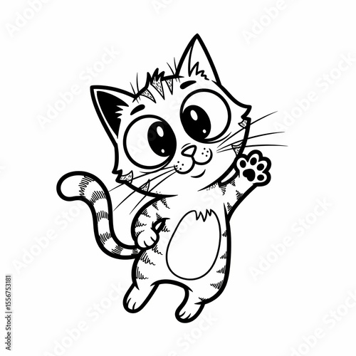cat, cartoon, animal, vector