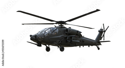 Wallpaper Mural Helicopter isolated on white or transparent background. PNG Torontodigital.ca