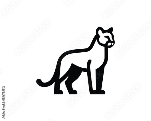 Vector cougar design perfect for brand identity