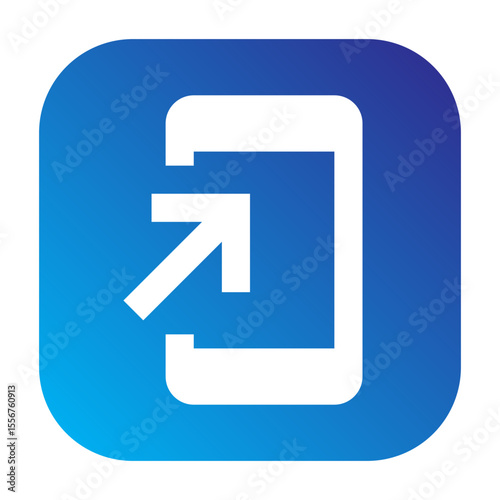 Add homescreen icon representing add homescreen functionality on mobile devices.
