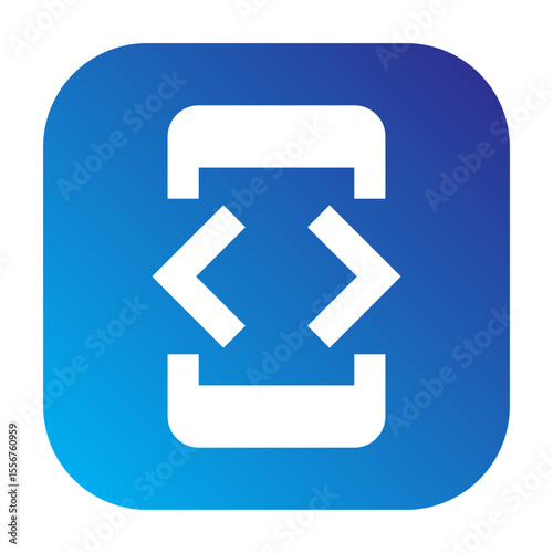 Developer mode icon representing developer mode functionality on mobile devices.