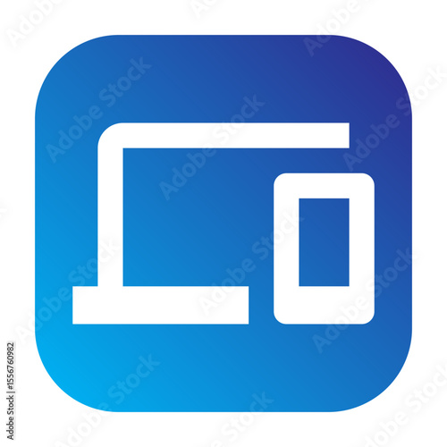 Devices icon representing devices functionality on mobile devices.