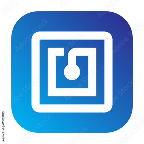 Nfc icon representing NFC functionality on mobile devices.