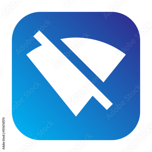 Signal wifi lock icon representing signal wifi lock functionality on mobile devices.
