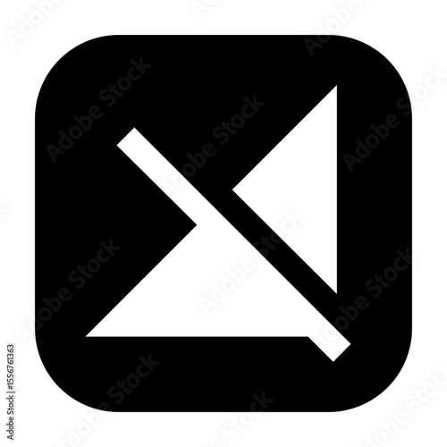 Signal disable icon representing signal disable functionality on mobile devices.