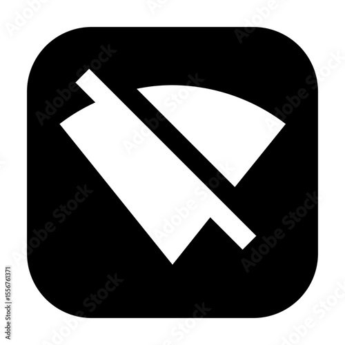 Signal wifi lock icon representing signal wifi lock functionality on mobile devices.