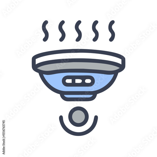 Modern aroma diffuser illustration on White Background minimalist design